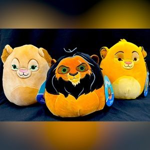 Nala, Simba, and Scar Squishmallow